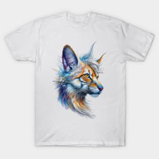 Fantasia in Fur: The Colorful Carnivore T-Shirt